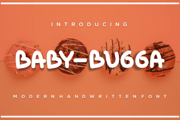 Baby Bugga: A Playful Script Font for Editorial Design