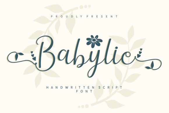 Babylie: A Script Handwritten Font for Creative and Practical Design