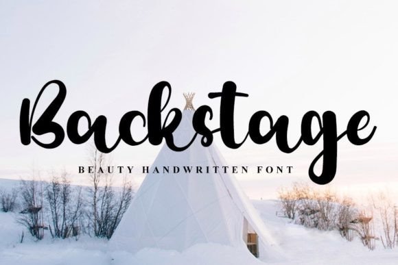 Backstage: The Handwritten Font That Elevates Your Brand