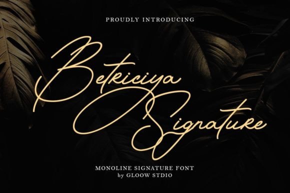 Betriciya Signature: The Font That Elevates Your Campaigns