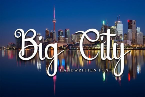 Big City: A Delicate Handwritten Font for Branding and Design