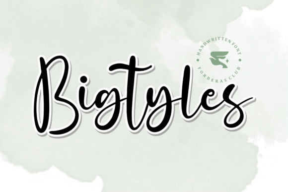 Bigtyles: The Perfect Script Handwritten Font for Modern Web Design