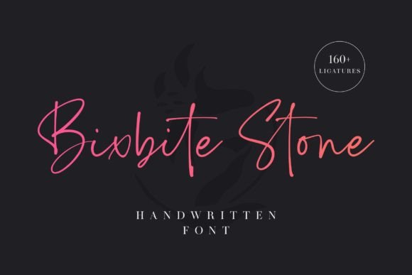 Bixbite Stone: The Perfect Font for Handwritten Branding and Design