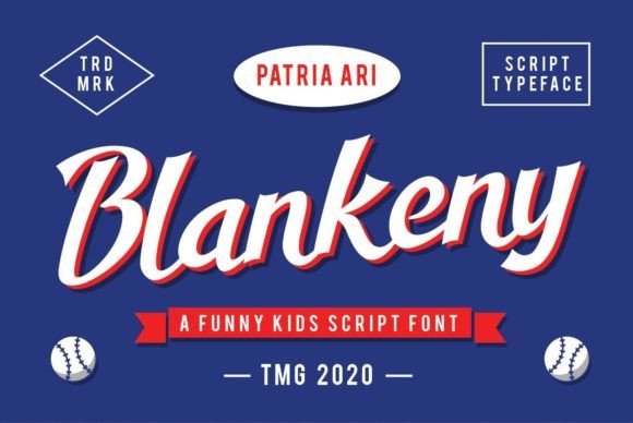Blankeny: A Script Handwritten Font for Creative Editorial Design