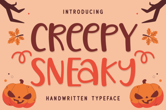 Creepy Sneaky: A Playful Script Font for Editorial Design