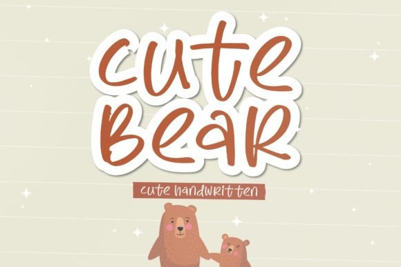 Cute Bear: The Font That Elevates Your Brand’s Personality