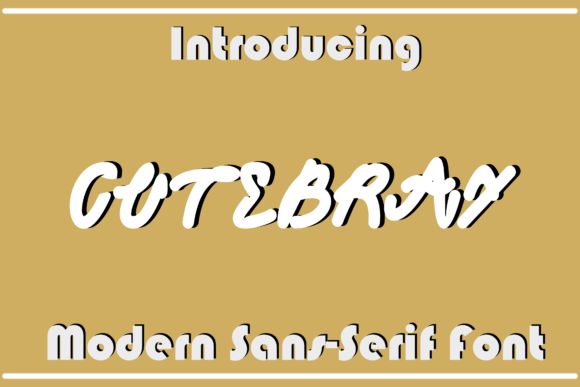 Cutebray: The Font That Transformed My Bakery’s Brand