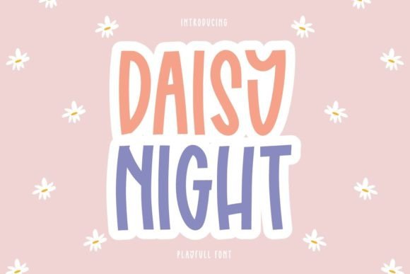 Daisy Night: A Handwritten Font for Creative Editorial Design