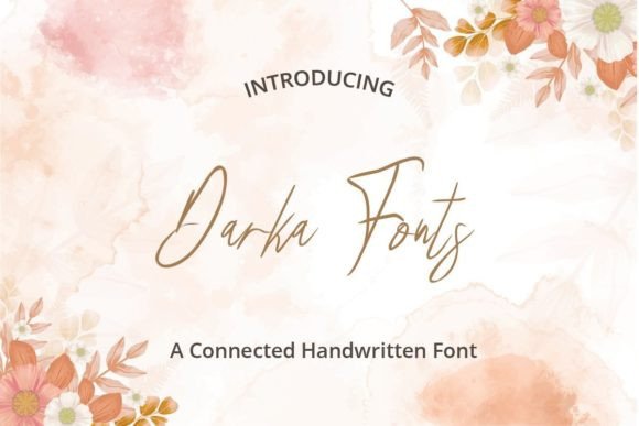 Darka: A Script Handwritten Font for Creative Makers
