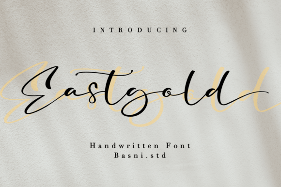 Eastgold: A Script Handwritten Font That Elevates Brand Identity