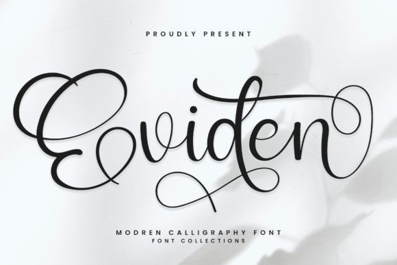 Eviden: The Script Handwritten Font That Elevates Your Brand’s Visual Story