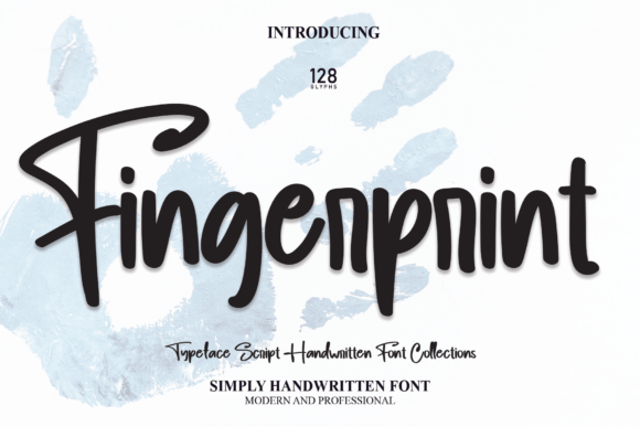 Fingerprint Font: A Quirky Script for Creative Projects