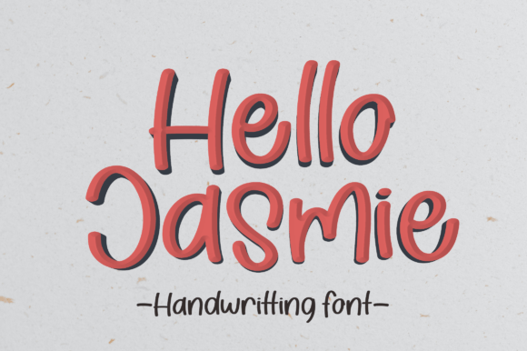 Hello Jasmie: A Playful Script Font for Editorial Design