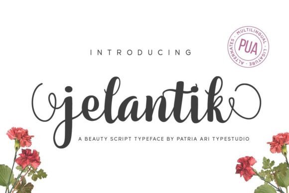 Jelantik: A Script Handwritten Font for Authentic Digital Branding