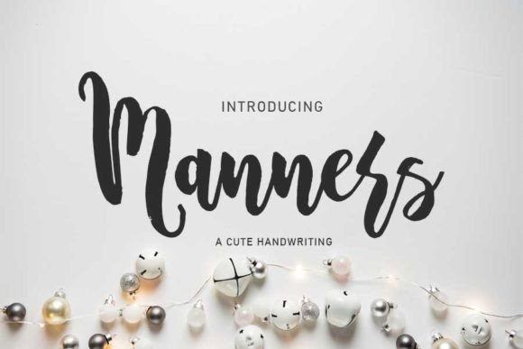 Manners: A Versatile Script Font for Creative Branding