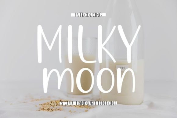 Milky Moon: A Script Handwritten Font for Creative Campaigns