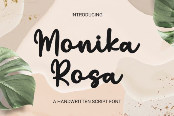 Monika Rosa: A Timeless Script Font for Branding and Design