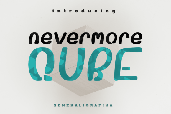 Nevermore Qube: A Font for Editorial Elegance