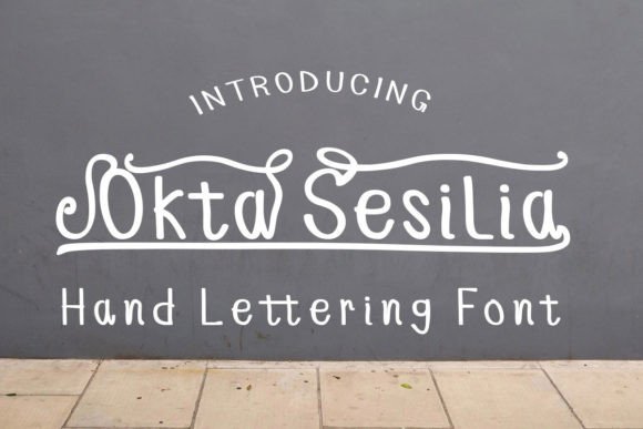 Okta Sesilia: A Handwritten Font for Warm and Whimsical Branding