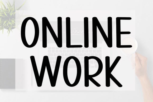 Online Work: A Script Handwritten Font for Dynamic Campaigns