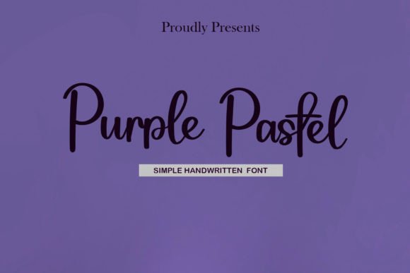 Purple Pastel: A Script Handwritten Font for Modern Branding and Campaign Design