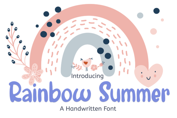 Rainbow Summer: A Playful Script Font for Web Design and Branding