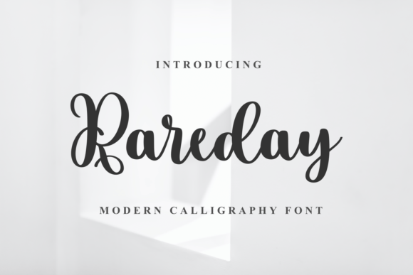 Rareday: A Script Handwritten Font for Editorial Elegance