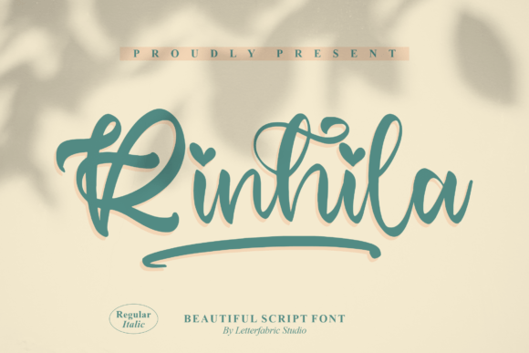 Rinhila: A Timeless Script Font for Editorial Design and Branding