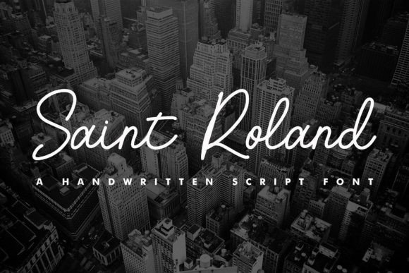 Saint Roland: A Versatile Script Handwritten Font for Modern Branding
