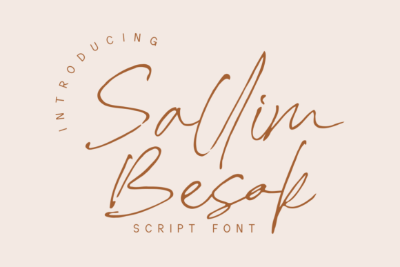 Sallim Besok: A Script Handwritten Font for Editorial Design and Creative Publishing