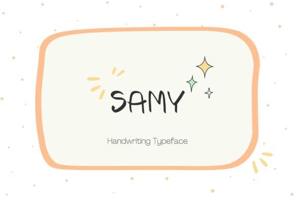 Samy: A Script Handwritten Font for Warm and Personal Branding