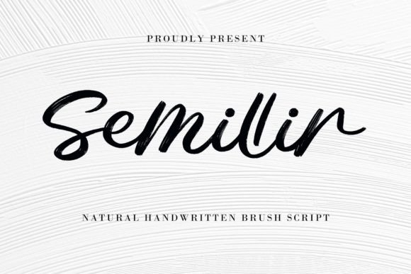 Semillir: A Romantic Handwritten Font for Creative Branding