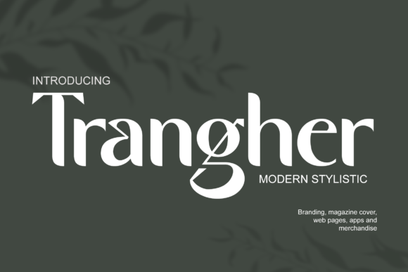 Trangher: The Font That Elevates Your Campaign’s Visual Impact