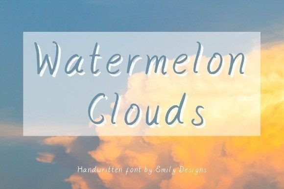 Watermelon Clouds: The Font That Brings Your Campaigns to Life