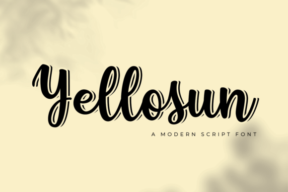 Yellosun: A Friendly Handwritten Font for Modern Web Design